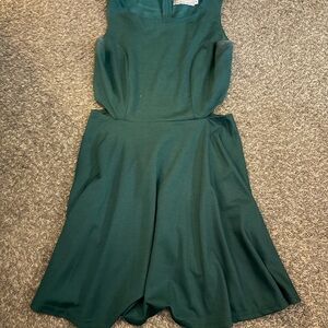 Amazon Teal Sleeveless Mini Dress
